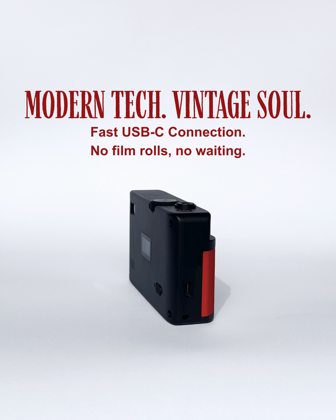 Mimies Digital Film Camera — Red Edition