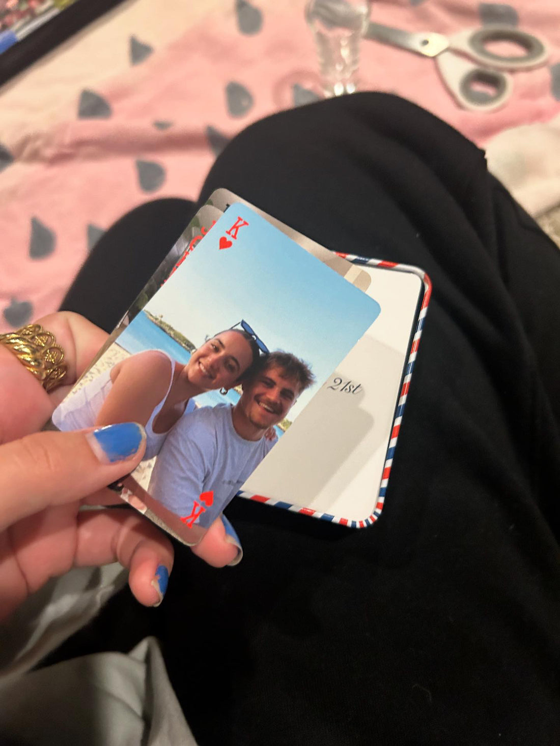 Custom photo playing cards – personalised gift New Zealand 